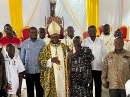 District du Zanzan / Église Saint Charles Lwanga de Yézimala : Dr Michel Noufé délivre le message de cohésion sociale de la Ministre d’État Kaba Nialé