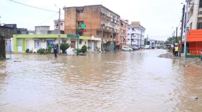 Côte d’Ivoire / Saison des pluies : La ville d’Abidjan encore sous les eaux