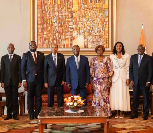 Côte d’Ivoire : Le président Ouattara a eu des entretiens avec le Président de la Commission de l’Union Africaine et l’ex-Présidente d’Éthiopie